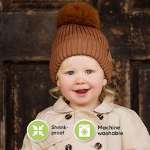 Load image into Gallery viewer, 2-Pack Pom Knitted Beanie