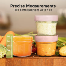 Load image into Gallery viewer, Prep Jars Baby Food Storage Glass Container (Pastels)
