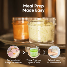 Load image into Gallery viewer, Prep Jars Baby Food Storage Glass Container (Roseate)