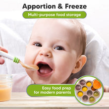 Load image into Gallery viewer, Prep Silicone Baby Food Tray (Dusk)