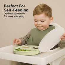 Load image into Gallery viewer, 3-Pack Prep Silicone Suction Plates with Lids (Forest)