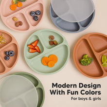 Load image into Gallery viewer, 3-Pack Prep Silicone Suction Plates with Lids