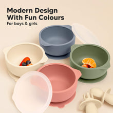 Load image into Gallery viewer, 2-Pack Prep Silicone Suction Bowls (Roseate)