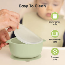 Load image into Gallery viewer, 2-Pack Prep Silicone Suction Bowls (Sage)