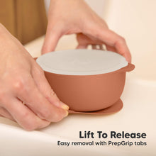 Load image into Gallery viewer, 2-Pack Prep Silicone Suction Bowls (Terracotta)