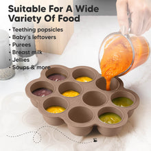Load image into Gallery viewer, Prep Silicone Baby Food Tray (Chai Latte)