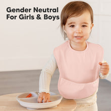 Load image into Gallery viewer, 3-Pack Presto Waterproof Bibs (Jade)