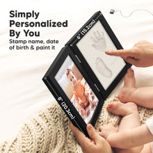 Load image into Gallery viewer, Rune Hand & Footprint Keepsake Frame (Onyx Black)