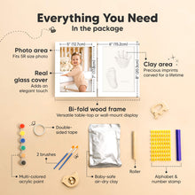 Load image into Gallery viewer, Rune Hand & Footprint Keepsake Frame