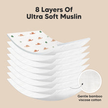 Load image into Gallery viewer, Softe Muslin Baby Burp Cloth (Roarsome)