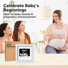 Load image into Gallery viewer, Solo Baby Sonogram Frame (Mist Blue)