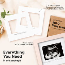 Load image into Gallery viewer, Solo Baby Sonogram Frame (Petal Pink)