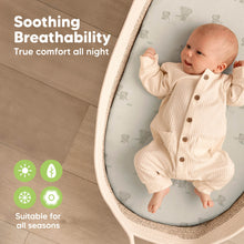 Load image into Gallery viewer, 2-Pack Soothe Fitted Bassinet Sheets