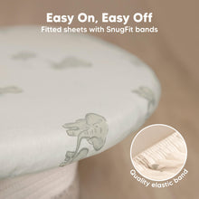 Load image into Gallery viewer, 2-Pack Soothe Fitted Bassinet Sheets