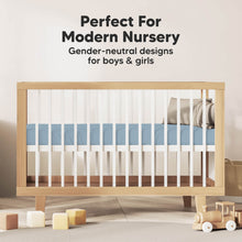 Load image into Gallery viewer, Soothe Fitted Mini Crib Sheet (Steel)