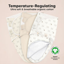 Load image into Gallery viewer, 3-Pack Soothe Zippy Swaddle Wrap (Bumble Bear)