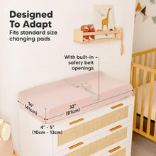 Load image into Gallery viewer, 2-Pack Soothe Changing Pad Covers (Cameo)