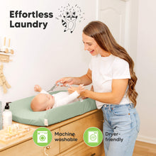 Load image into Gallery viewer, 2-Pack Soothe Changing Pad Covers (Sage)