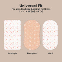 Load image into Gallery viewer, 2-Pack Soothe Fitted Bassinet Sheets (Butterflies)