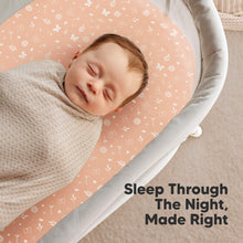 Load image into Gallery viewer, 2-Pack Soothe Fitted Bassinet Sheets (Butterflies)