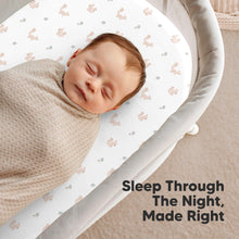 Load image into Gallery viewer, 2-Pack Soothe Fitted Bassinet Sheets (Nibbles/Bruce)