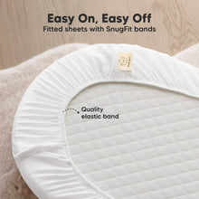 Load image into Gallery viewer, 2-Pack Soothe Fitted Bassinet Sheets (Rose)