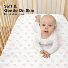 Load image into Gallery viewer, Soothe Fitted Crib Sheet (Dreamland)