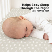 Load image into Gallery viewer, Soothe Fitted Crib Sheet (Meadow)