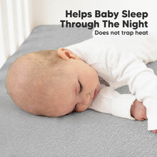 Load image into Gallery viewer, Soothe Fitted Crib Sheet (Storm)