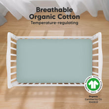 Load image into Gallery viewer, Soothe Fitted Crib Sheet (Toasty)