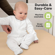 Load image into Gallery viewer, Soothe Fitted Crib Sheet (Toasty)