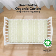 Load image into Gallery viewer, Soothe Fitted Crib Sheet (Fleur)