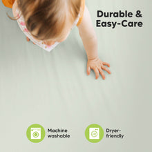 Load image into Gallery viewer, Soothe Fitted Mini Crib Sheet (Wildflowers)