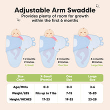 Load image into Gallery viewer, 3-Pack Soothe Swaddle Wraps (ABC Land Cloud)