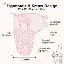 Load image into Gallery viewer, 3-Pack Soothe Swaddle Wraps (Blossom)