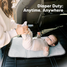 Load image into Gallery viewer, Swift Diaper Changing Pad (Classic Gray)