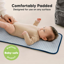 Load image into Gallery viewer, Swift Diaper Changing Pad (Navy Blue)