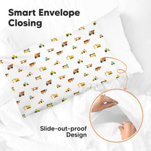 Load image into Gallery viewer, Printed Toddler Pillowcase 13X18" (Construction)