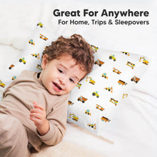 Load image into Gallery viewer, Printed Toddler Pillowcase 13X18" (Construction)