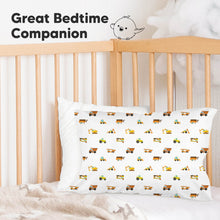 Load image into Gallery viewer, Printed Toddler Pillowcase 13X18" (Construction)