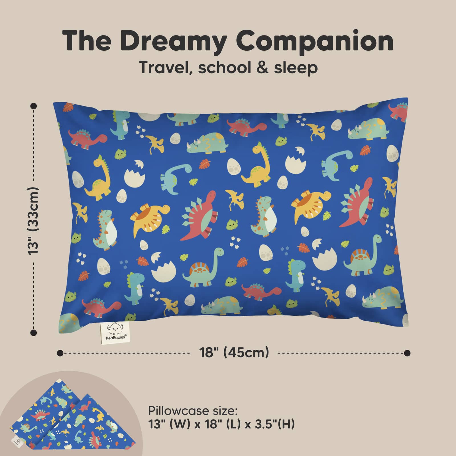 2-Pack Pillow (DinoWorld & Happy Dino)