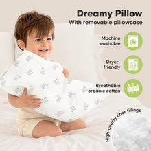 Load image into Gallery viewer, Toddler Pillow with Pillowcase (Elly)