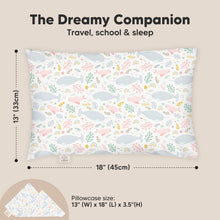 Load image into Gallery viewer, Toddler Pillow with Pillowcase (Narwhal)