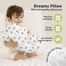 Load image into Gallery viewer, Toddler Pillow with Pillowcase (Barn)