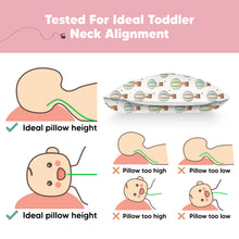 Load image into Gallery viewer, Toddler Pillow with Pillowcase (Hot Air Balloon)