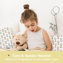 Load image into Gallery viewer, Toddler Pillow with Pillowcase (Hot Air Balloon)