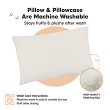 Load image into Gallery viewer, Toddler Pillow with Pillowcase (Clay)