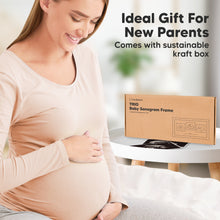 Load image into Gallery viewer, Trio Baby Sonogram Frame (Mist Blue)