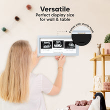 Load image into Gallery viewer, Trio Baby Sonogram Frame (Mist Blue)