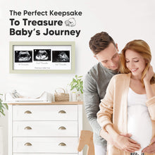 Load image into Gallery viewer, Trio Baby Sonogram Frame (Sage)